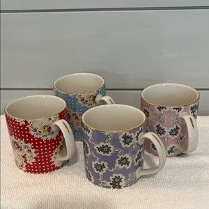 Avoca Nest Bone China Floral Nesting Irish Espresso Mug Set